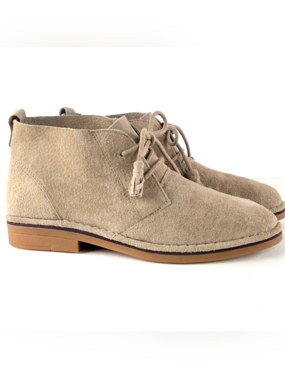 Hush Puppies Moyen Suede Leather Lace-up Chukka Ankle Boot Tan Brown